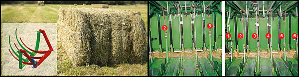 Divided needle yokes