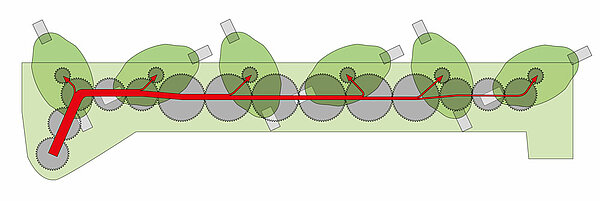 Satellite driveline