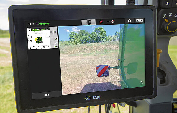 View machine data and camera feeds on the same screen