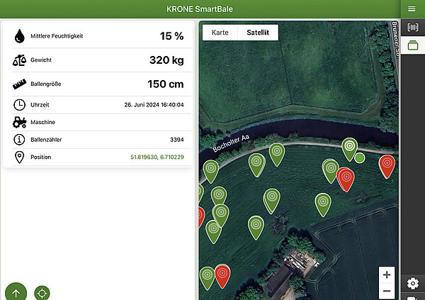 KRONE SmartBale app