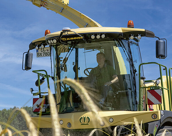KRONE GPS Guidance on the BiG X
