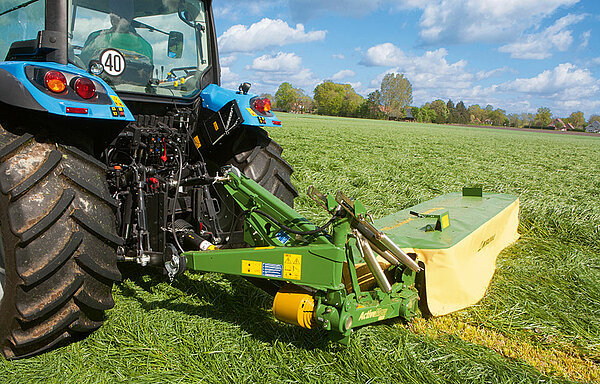 The KRONE mower relief