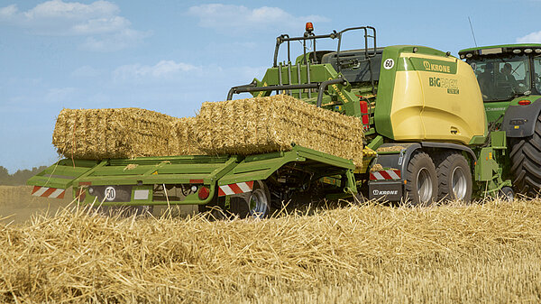 The KRONE BaleCollect bale accumulator